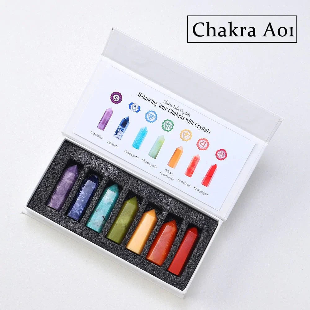 7 Chakra Stones Set Gift | Kalsten
