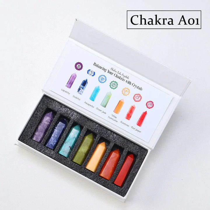 7 Chakra Stones Set Gift | Kalsten