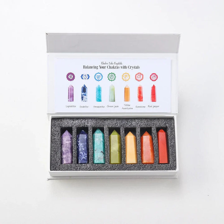 7 Chakra Stones Set Gift | Kalsten