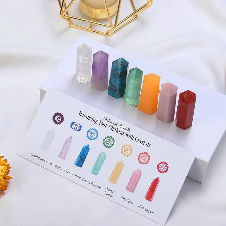 7 Chakra Stones Set Gift | Kalsten