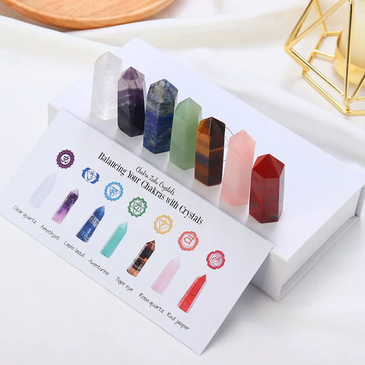 7 Chakra Stones Set Gift | Kalsten