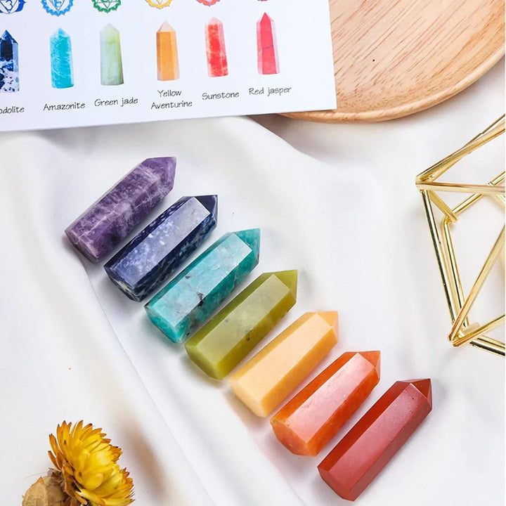 7 Chakra Stones Set Gift | Kalsten