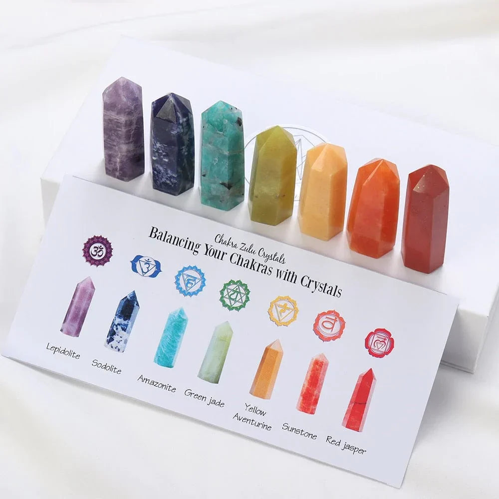 7 Chakra Stones Set Gift | Kalsten