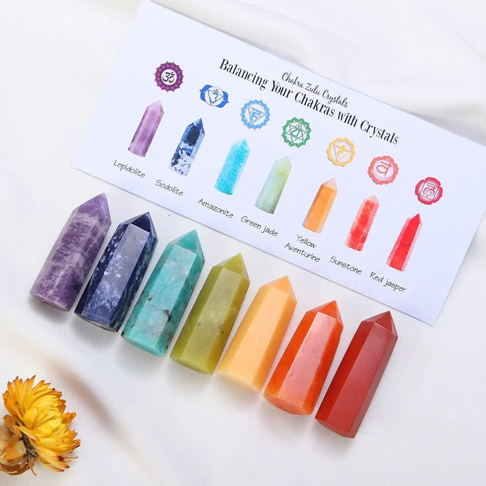 7 Chakra Stones Set Gift | Kalsten