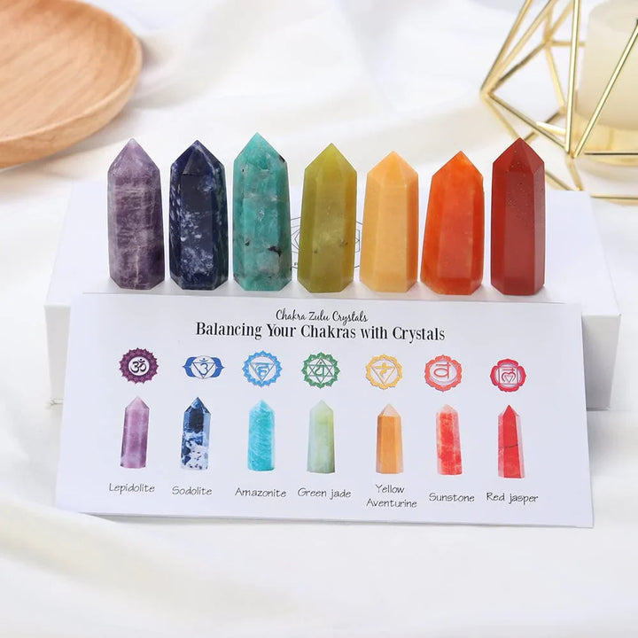 7 Chakra Stones Set Gift | Kalsten