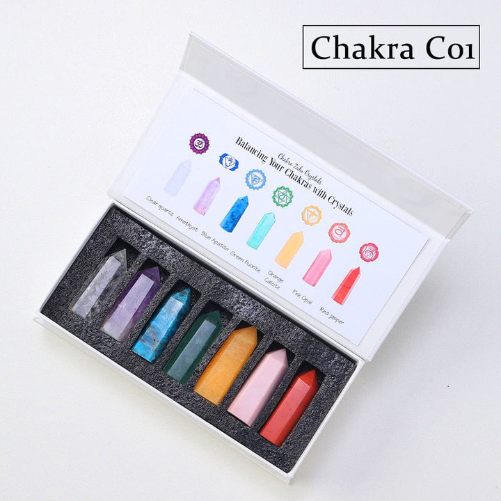 7 Chakra Stones Set Gift | Kalsten