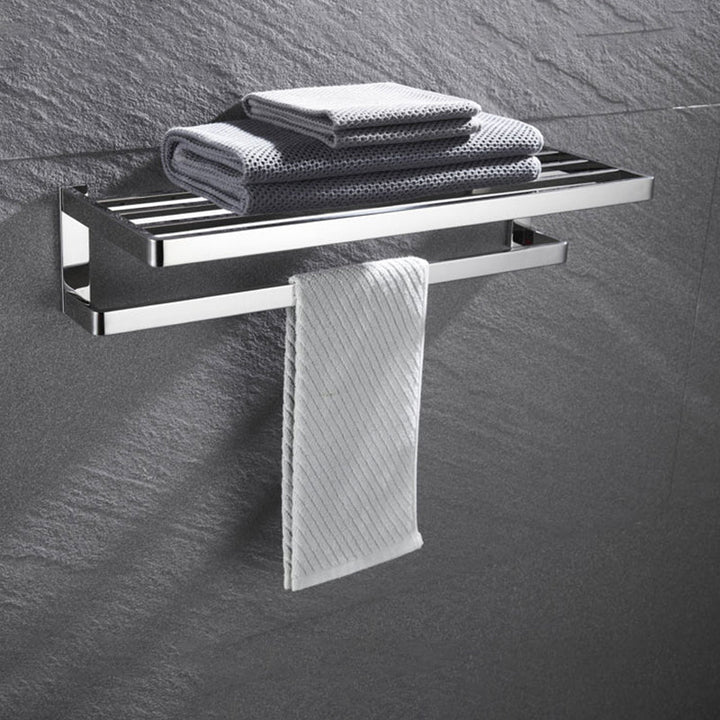 Kalsten | 5-piece modern bathroom accessories as single item or in set Polished chrome bathroom set