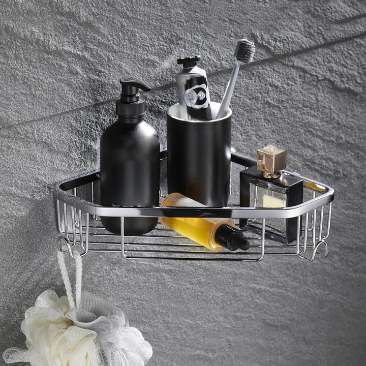 Kalsten | 5-piece modern bathroom accessories as single item or in set Polished chrome bathroom set