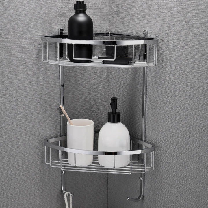 Kalsten | 5-piece modern bathroom accessories as single item or in set Polished chrome bathroom set