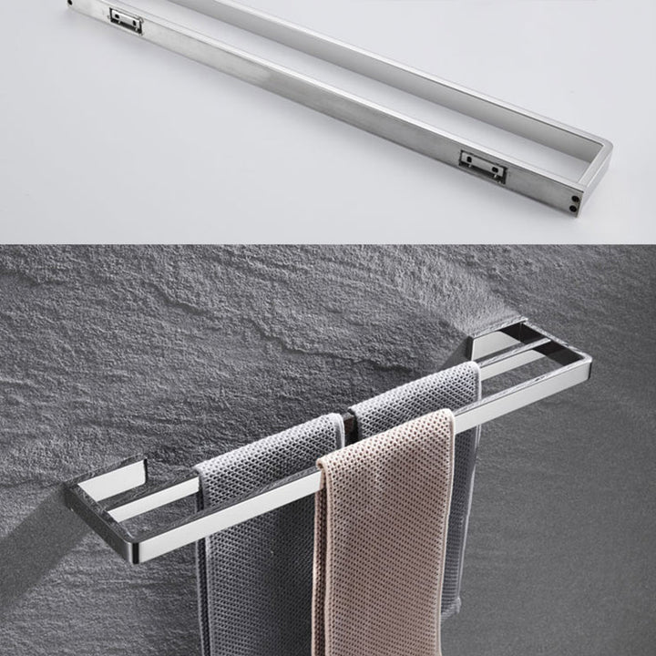 Kalsten | 5-piece modern bathroom accessories as single item or in set Polished chrome bathroom set