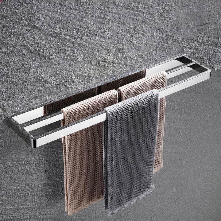 Kalsten | 5-piece modern bathroom accessories as single item or in set Polished chrome bathroom set