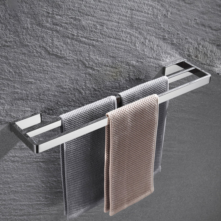 Kalsten | 5-piece modern bathroom accessories as single item or in set Polished chrome bathroom set
