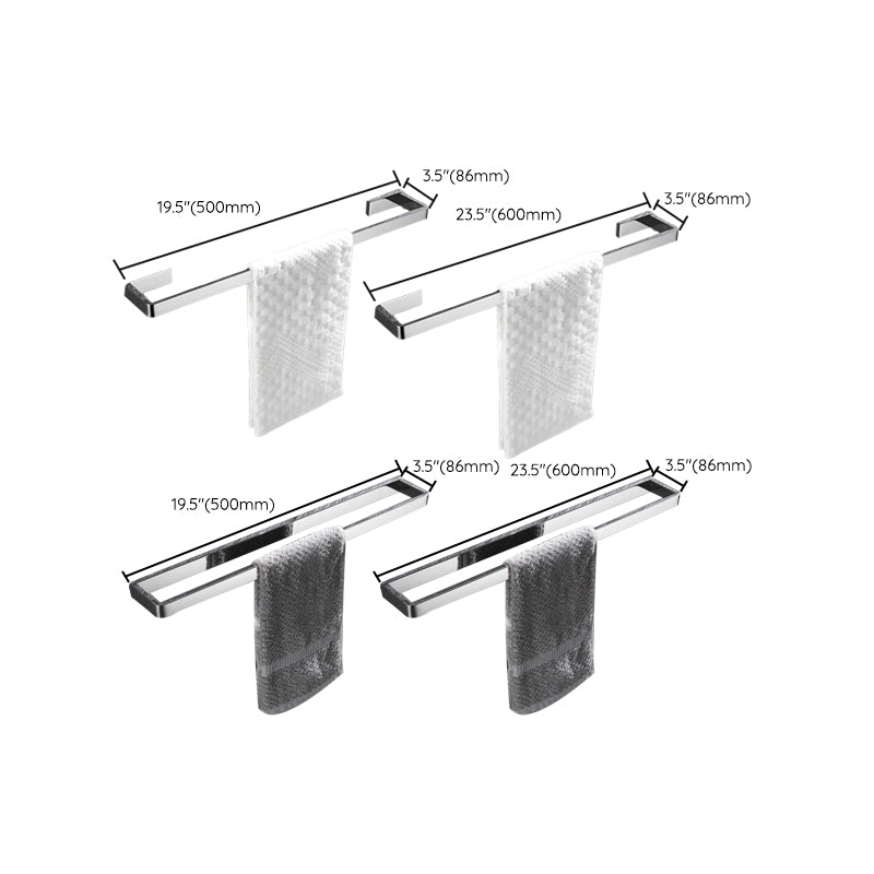 Kalsten | 5-piece modern bathroom accessories as single item or in set Polished chrome bathroom set