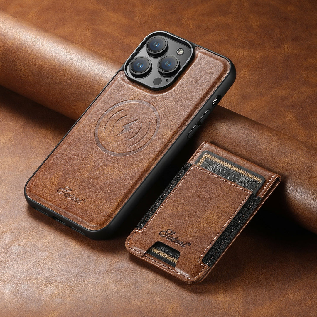 Kalsten | Leather phone case with card holder and MagSafe compatibility