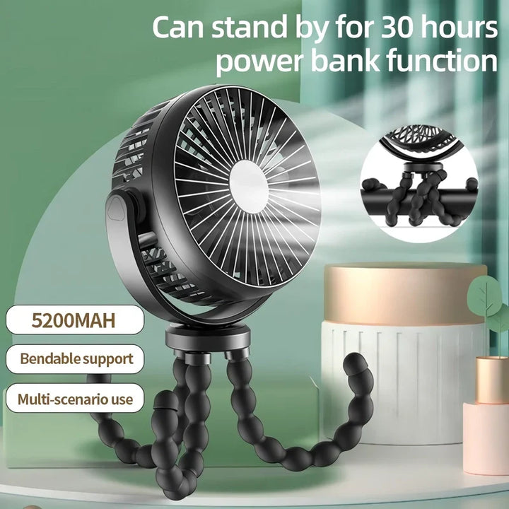 Compact Octopus Mini Fan | Kalsten