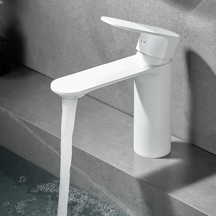 Kalsten | Bathroom Sink Faucet Lever Handle Brass Monochrome Bathroom Faucet