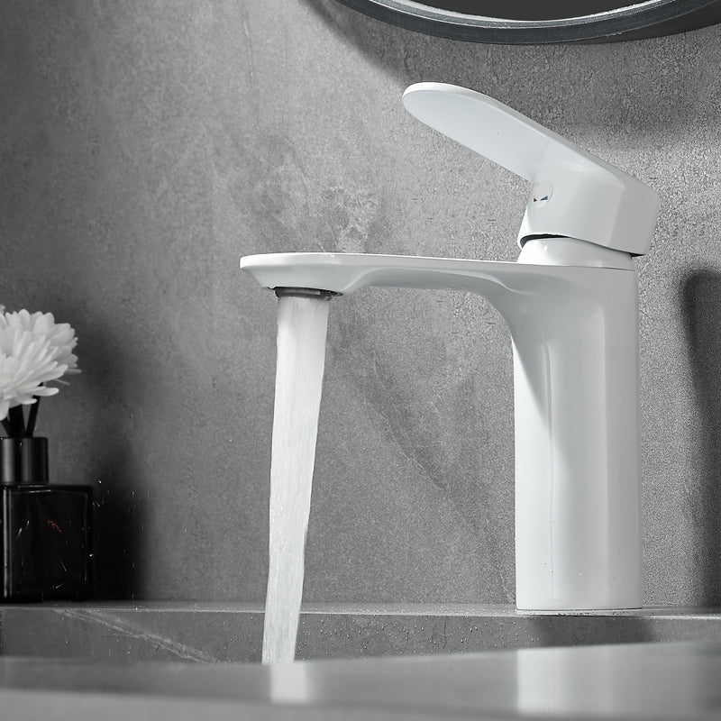 Kalsten | Bathroom Sink Faucet Lever Handle Brass Monochrome Bathroom Faucet