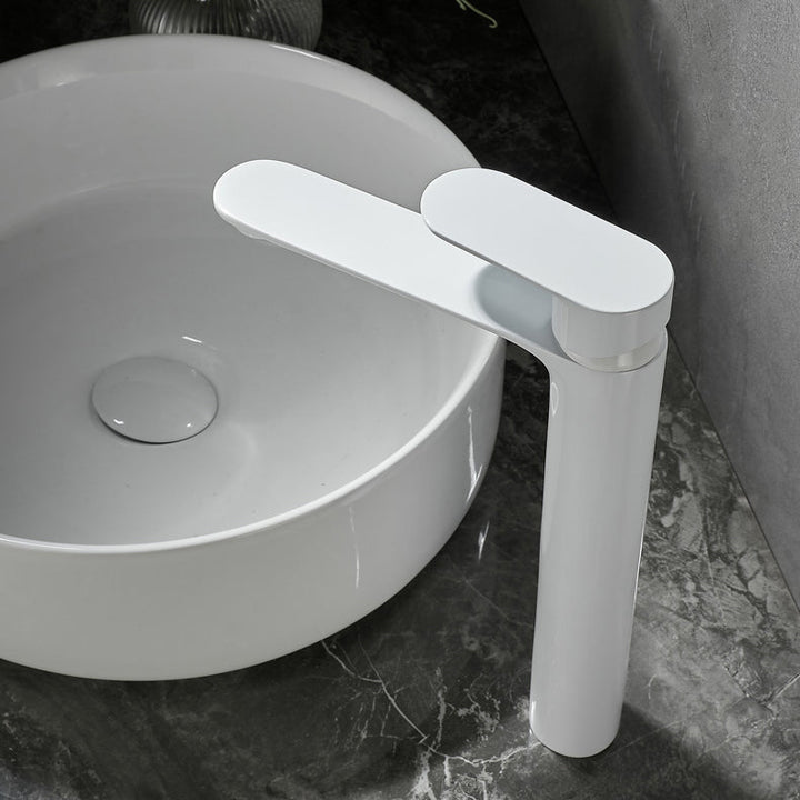 Kalsten | Bathroom Sink Faucet Lever Handle Brass Monochrome Bathroom Faucet