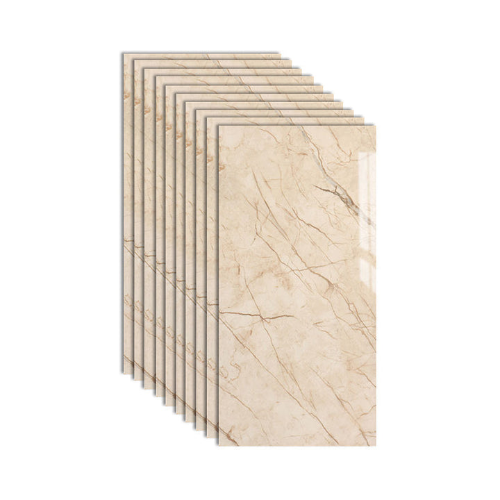 Kalsten | Plastic Peel and Stick Wall Tile Rectangular Waterproof Peel and Stick Wall Tile