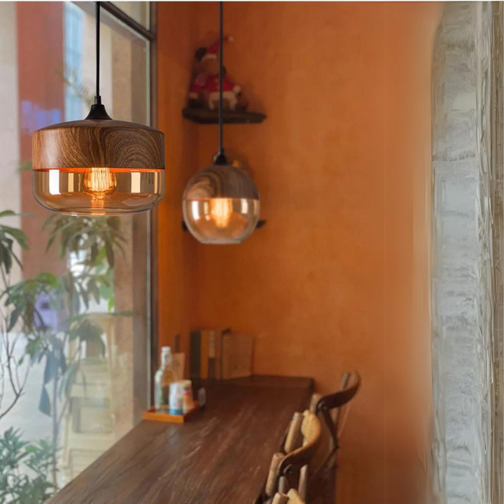 Stylish Scandinavian Wooden Ceiling Lamp - NordLuna | Kalsten