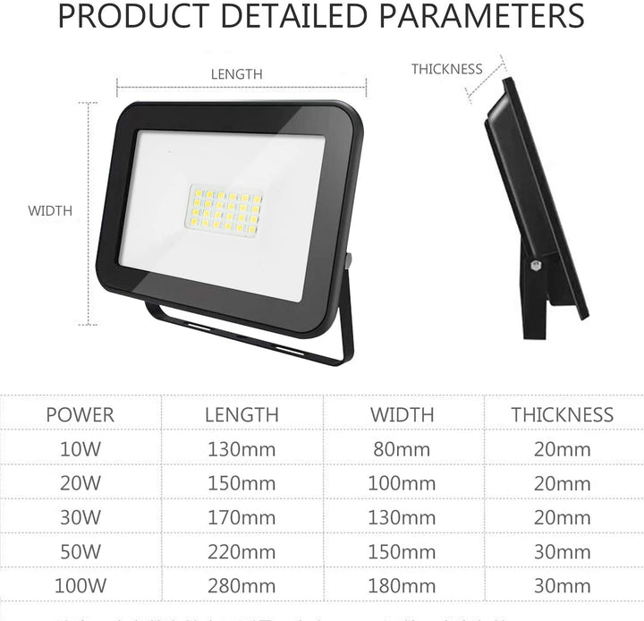 5X LED Floodlight Outdoor Spotlight | Kalsten