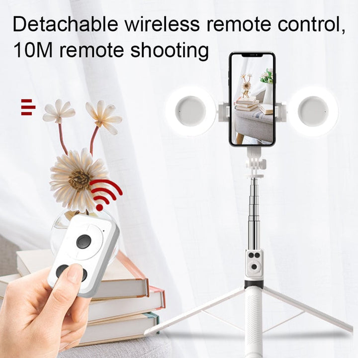 Kalsten | New 6 in 1 Selfie Stick With Fill Light