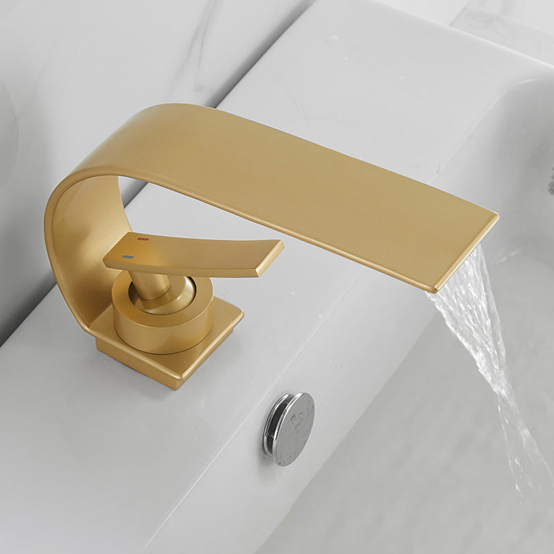 Brass Waterfall Bath Faucet – Unique Design