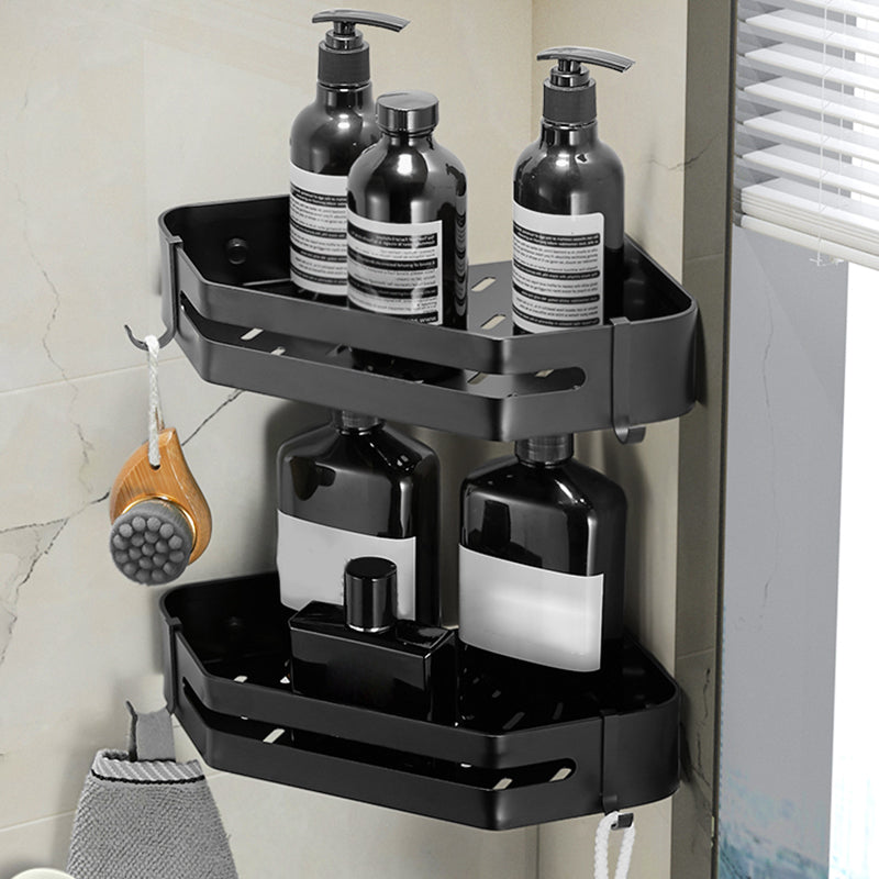 BowLift | Modern 2/3-piece Bathroom Set Stainless Steel Triangle Bath Shelf made of Aluminum