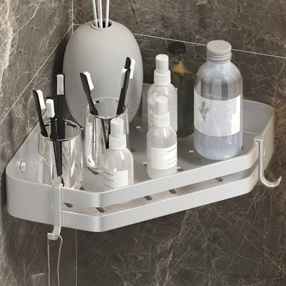 BowLift | Modern 2/3-piece Bathroom Set Stainless Steel Triangle Bath Shelf made of Aluminum