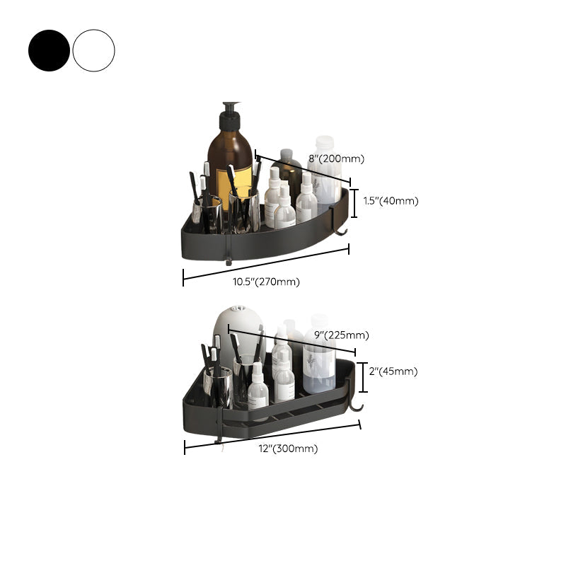 BowLift | Modern 2/3-piece Bathroom Set Stainless Steel Triangle Bath Shelf made of Aluminum