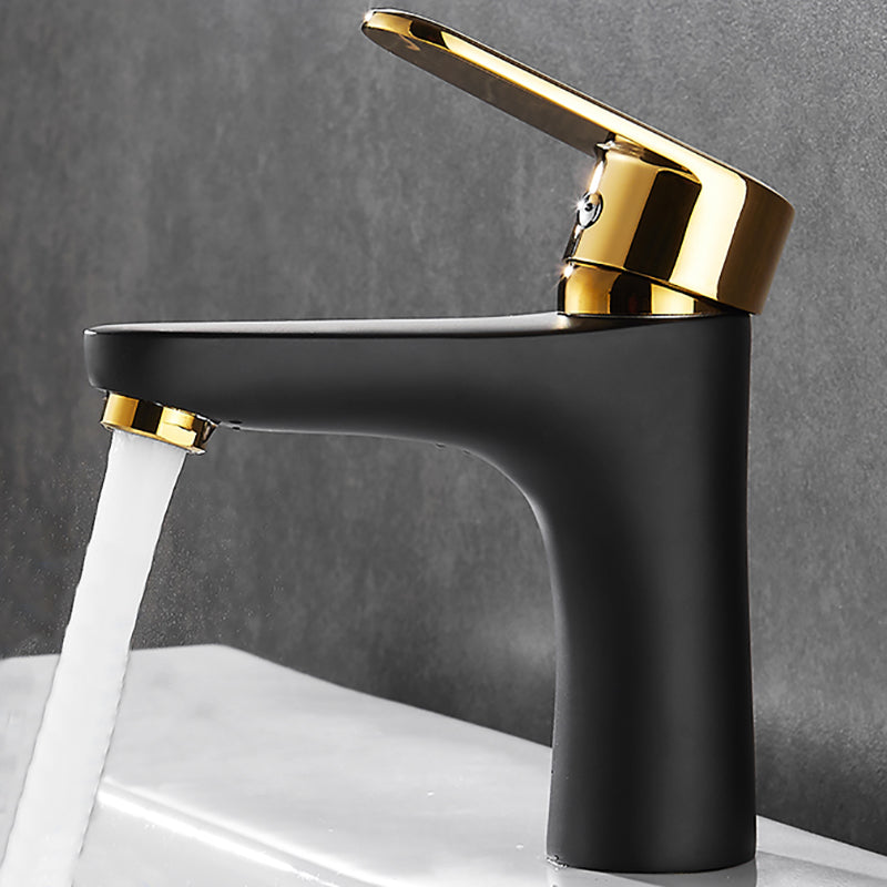 Black & Gold Vessel Sink Mixer Tap