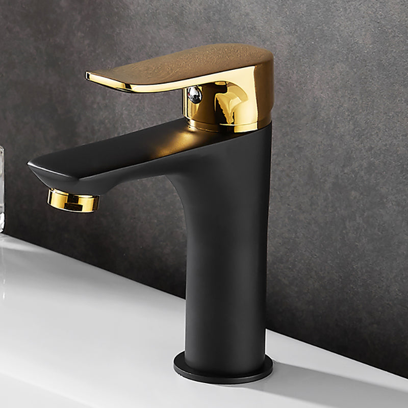 Black & Gold Vessel Sink Mixer Tap