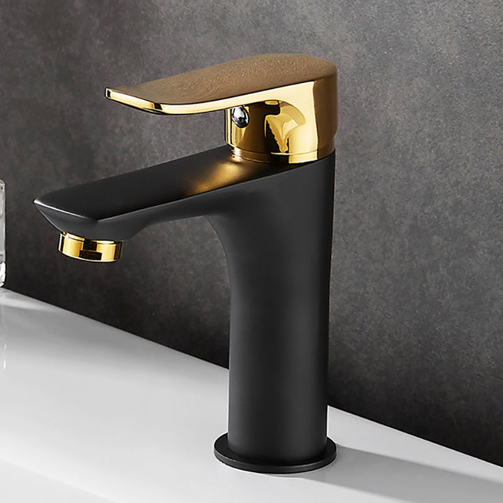 Black & Gold Vessel Sink Mixer Tap