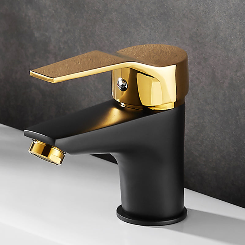 Black & Gold Vessel Sink Mixer Tap