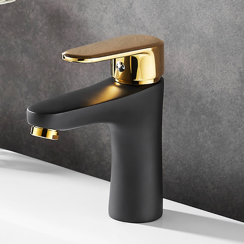 Black & Gold Vessel Sink Mixer Tap
