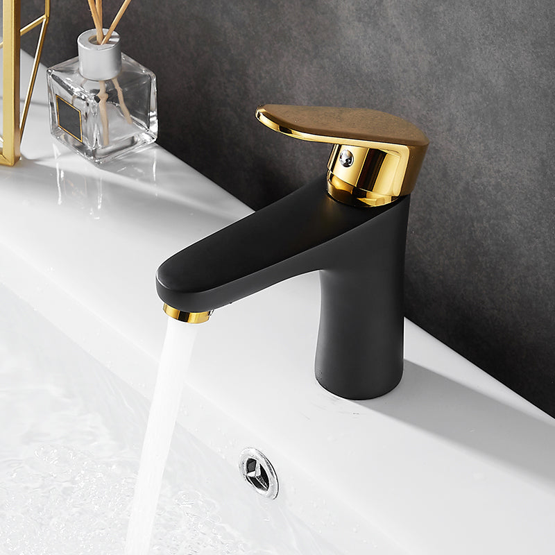 Black & Gold Vessel Sink Mixer Tap