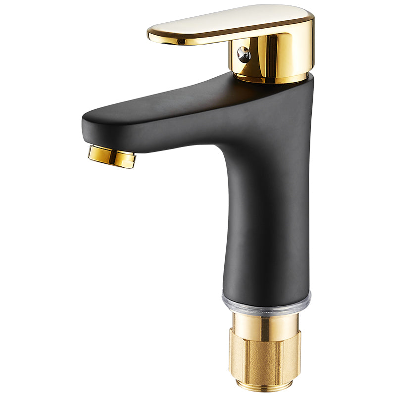 Black & Gold Vessel Sink Mixer Tap