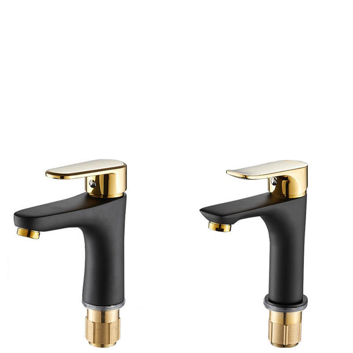 Black & Gold Vessel Sink Mixer Tap