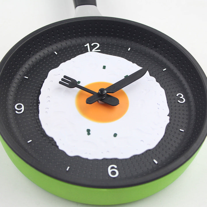 Kalsten | Fried Egg Pan Clock Silent Clock Wall Clock Wall Clock