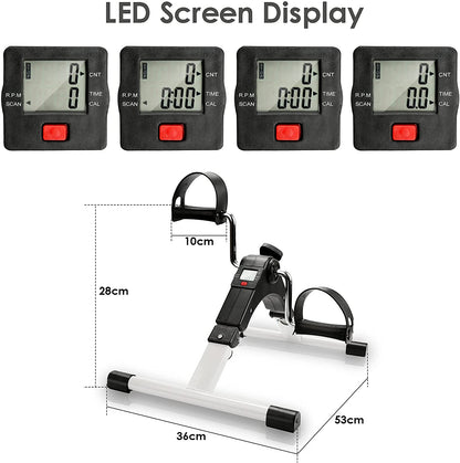 Mini-Home Trainer Fitness Bike Leg Trainer with LCD Display | Bowlift