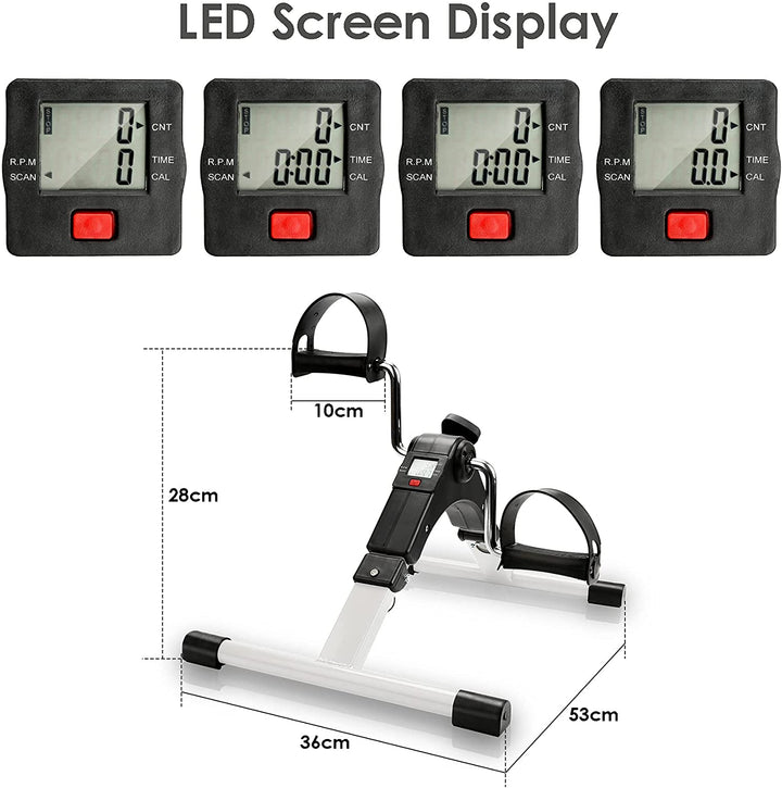 Mini-Home Trainer Fitness Bike Leg Trainer with LCD Display | Kalsten