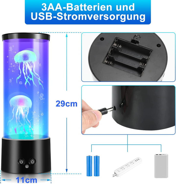 Jellyfish Lamp RGB with Remote Control | Kalsten