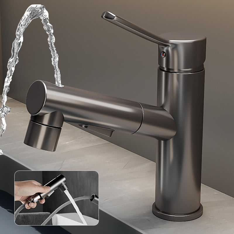 Kitchen Faucet with Swivel Spout, Single Handle Faucet with Pull-Down Sprayer