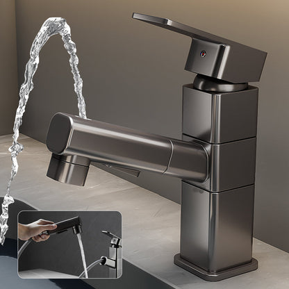 Kitchen Faucet with Swivel Spout, Single Handle Faucet with Pull-Down Sprayer
