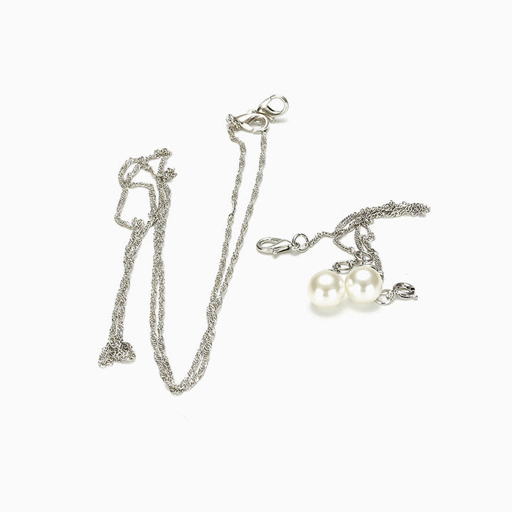 Elegant Necklace with Pearl Pendants Kalsten