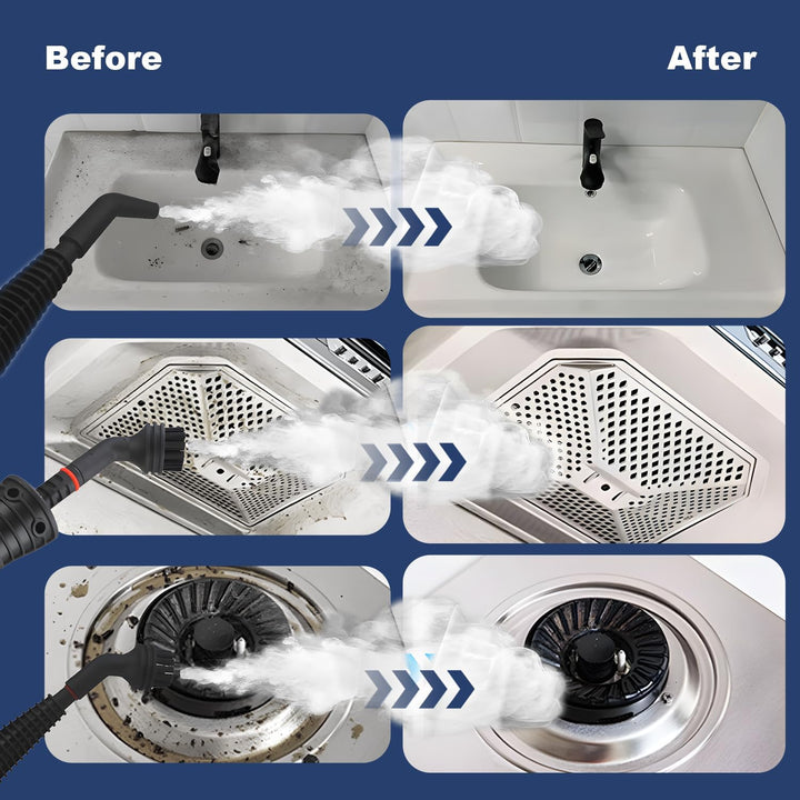 Kalsten | High-Pressure Handheld Steam Cleaner with 9-Piece Accessory Kit – Valtira