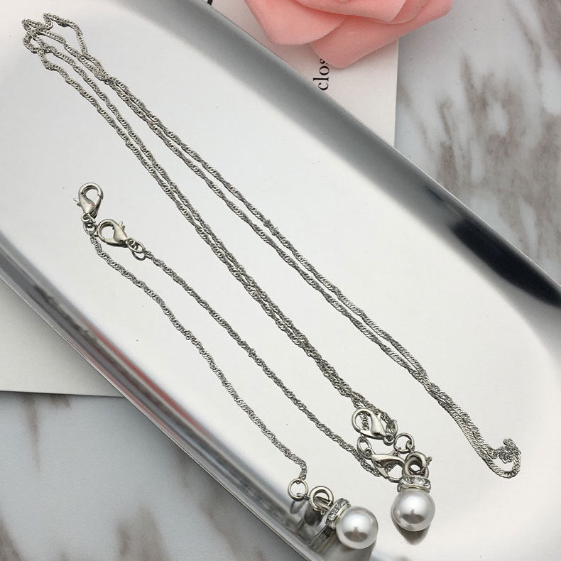 Elegant Necklace with Pearl Pendants Kalsten