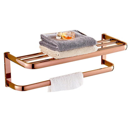 BowLift | 6-piece Bathroom Accessory Set Vintage Brass Bath Hardware Set