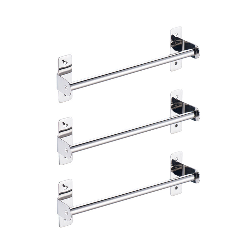 Kalsten | 3-piece Stainless Steel Bathroom Accessory Set Modern Chrome Object Stand