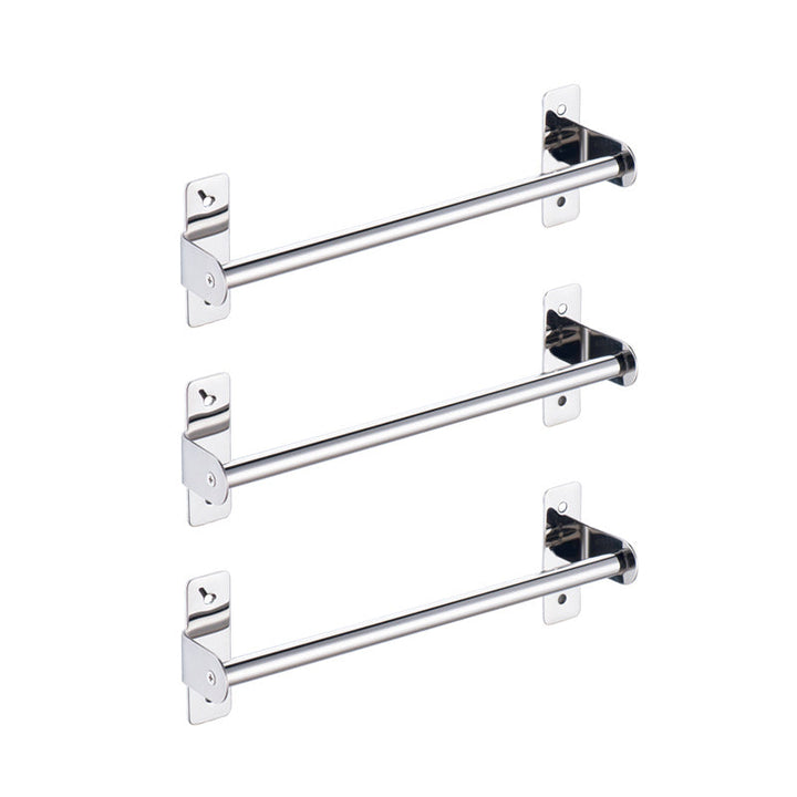 Kalsten | 3-piece Stainless Steel Bathroom Accessory Set Modern Chrome Object Stand